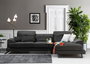 Atelier Del Sofa L3+Chl Sofá Esquinero Derecho, Antracita, 308 cm x 190 cm